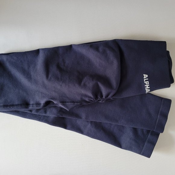 Alphalete Pants - Amplify Leggings Tuxedo Blue (XS)